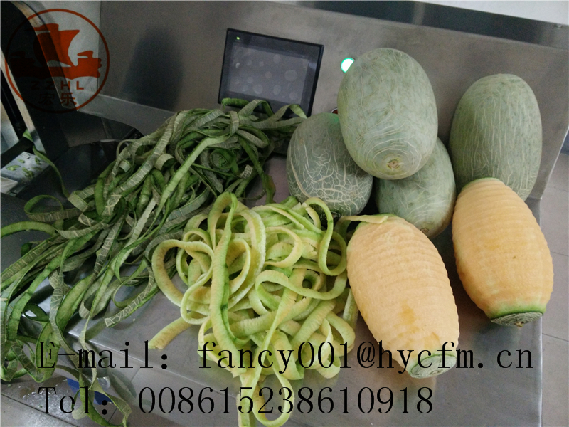 Best price hami melon peeling machine4