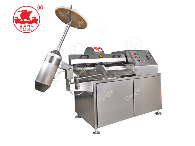 Meat cutting and mixing machine 