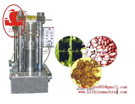 Manual hydraulic sesame oil press