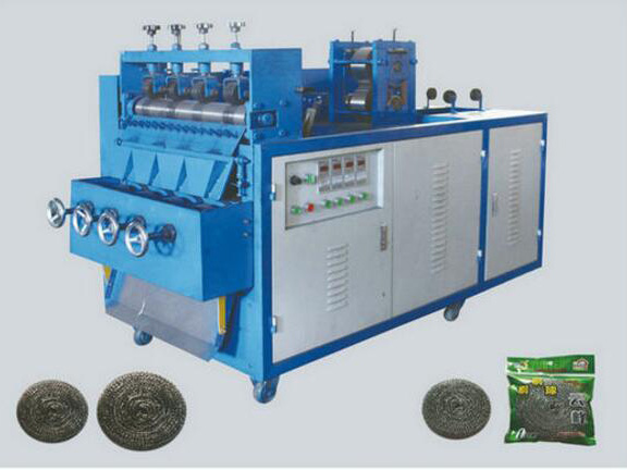 China supplier stainless steel scrubber making machine