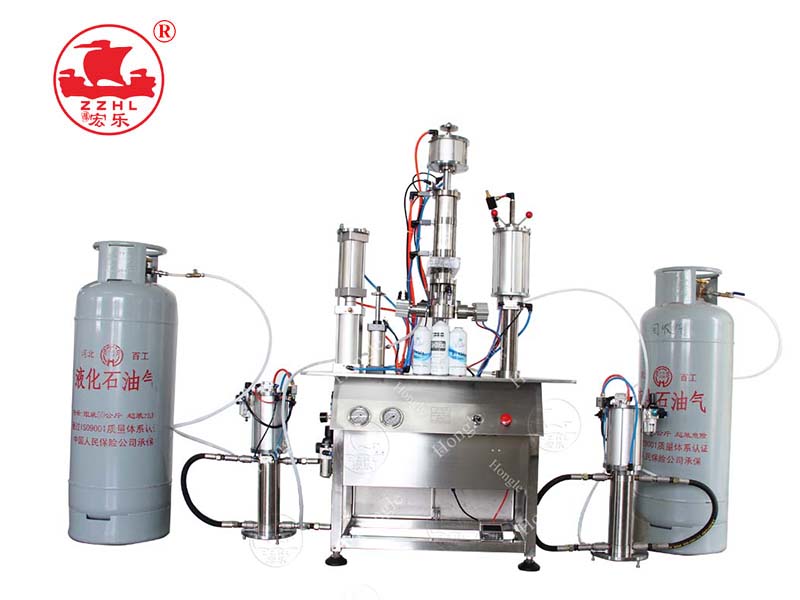 Gas Aerosol Can Filling Machine