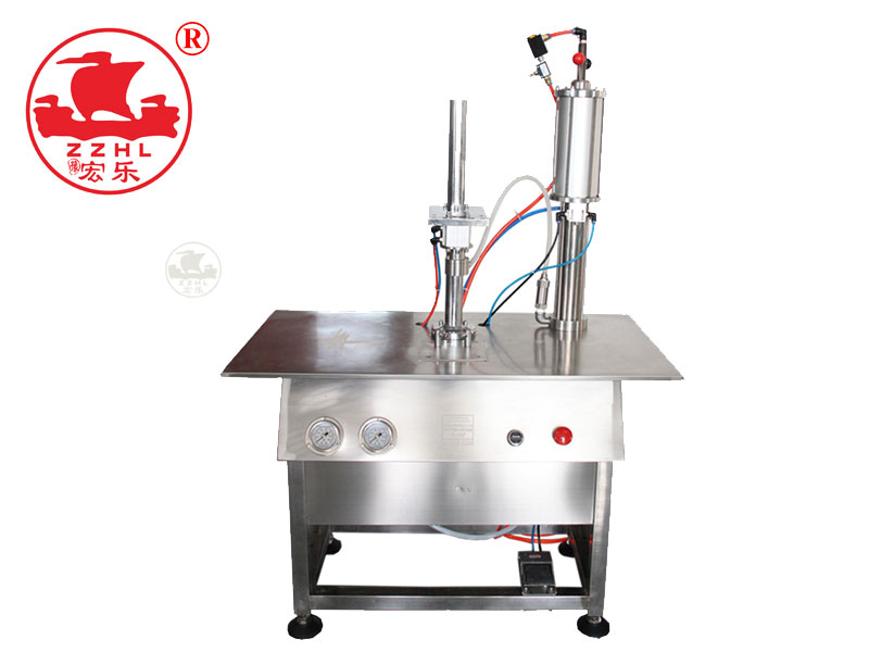 aerosol filling machine