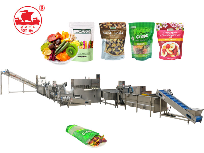apple chips processing line