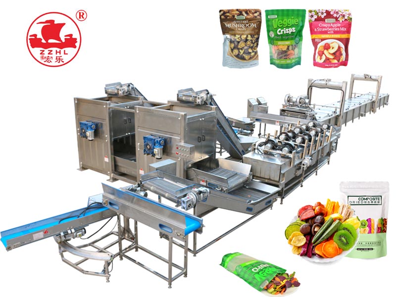 apple chips processing line