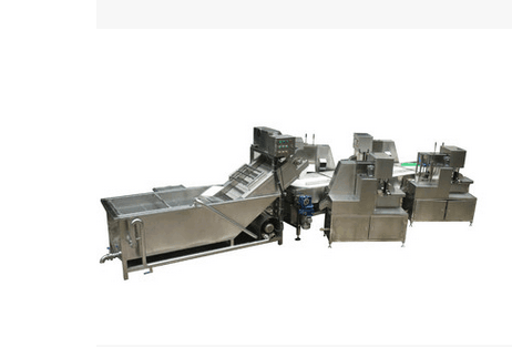 Dried apple slices making machine line