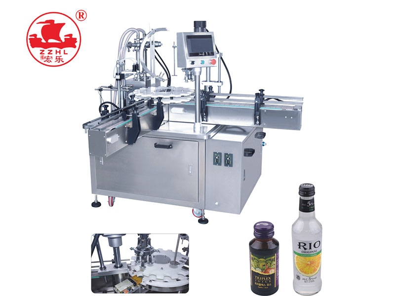 Liquid Glass Can Plastic Bottling Packing Filling Machine 