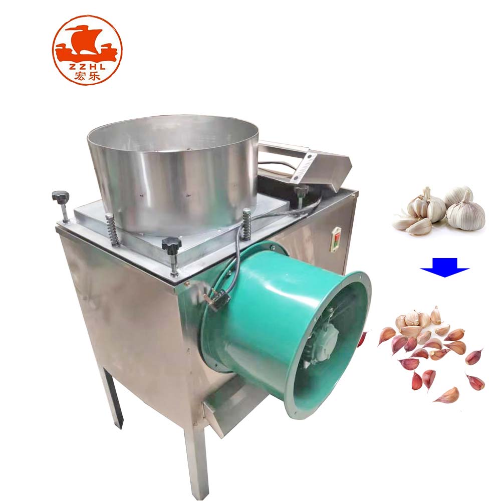 Garlic breaking machine