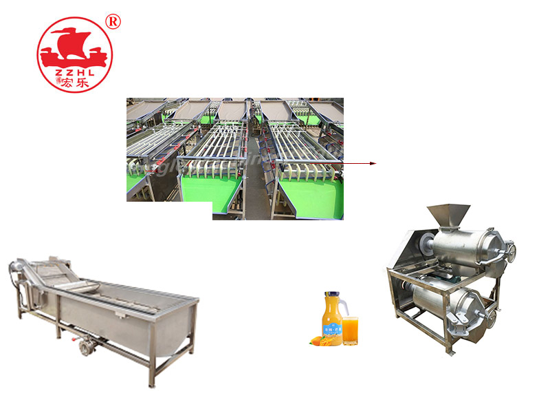 Passion Mango Fruit Pulp Extractor Machine Processing line 