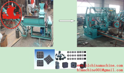 Honeycomb coal production line