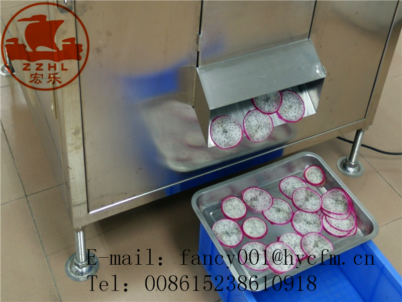 Industral pitaya slicing machine