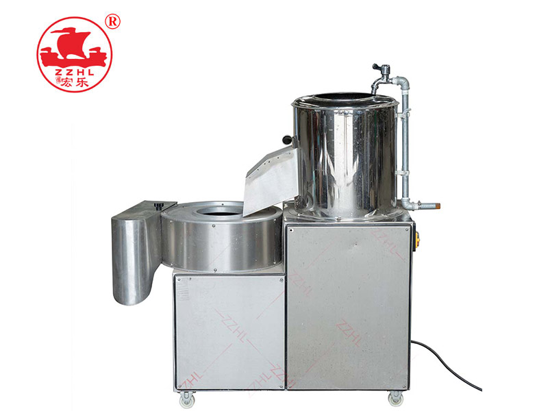 Potato Washing Peeling Cutting Slicing Machine