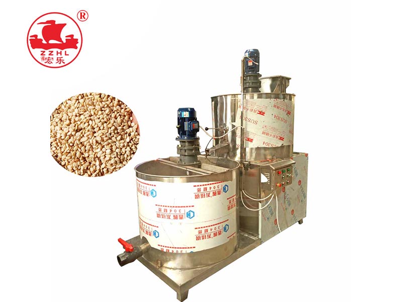 Sesame skin hulling machine