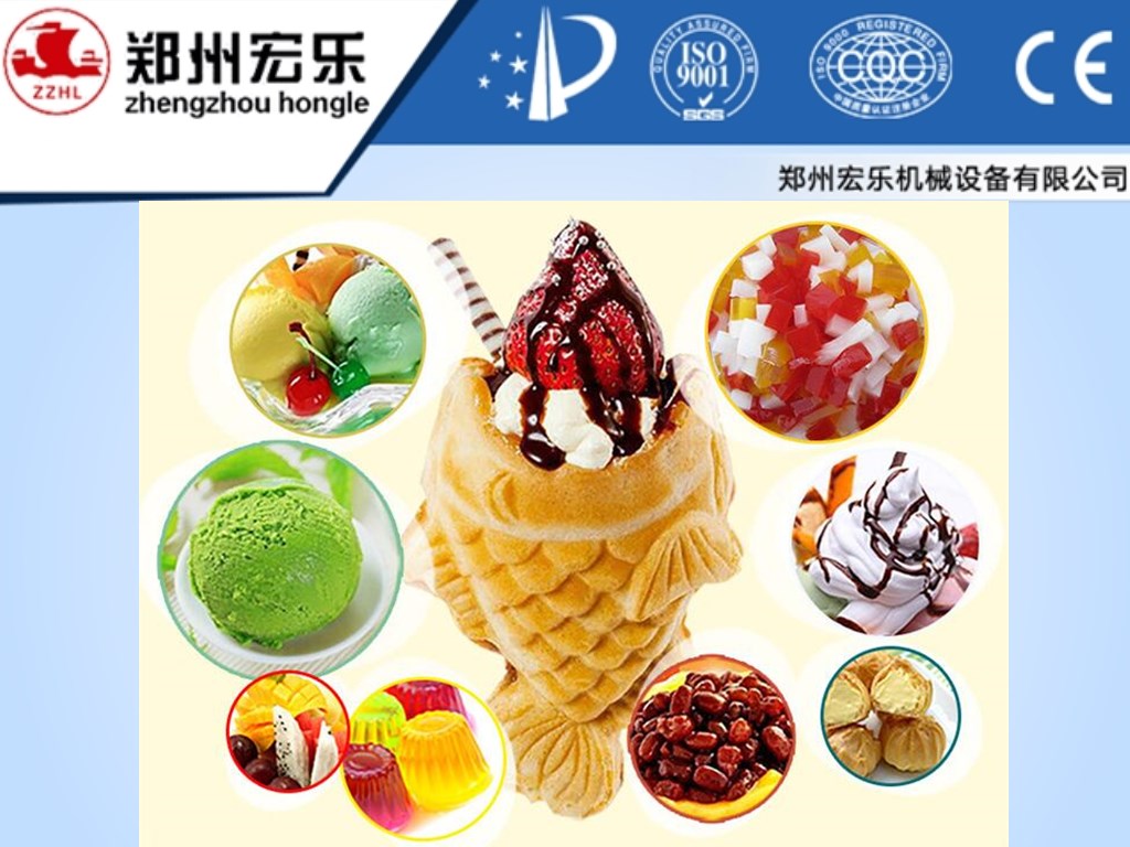 5 pcs open mouth korean ice cream fish waffle maker