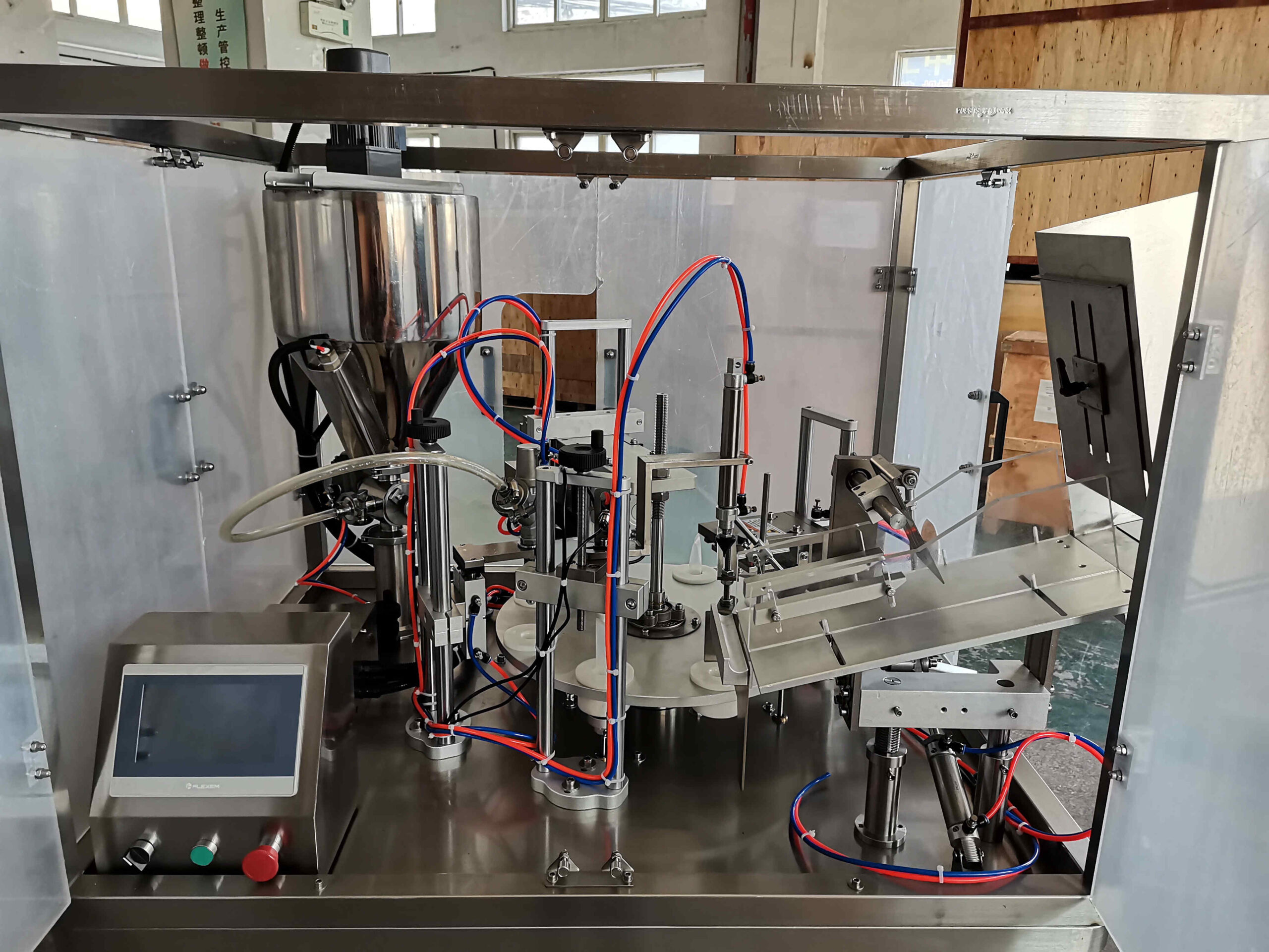 Food Soft Tube Filling Sealing Machine