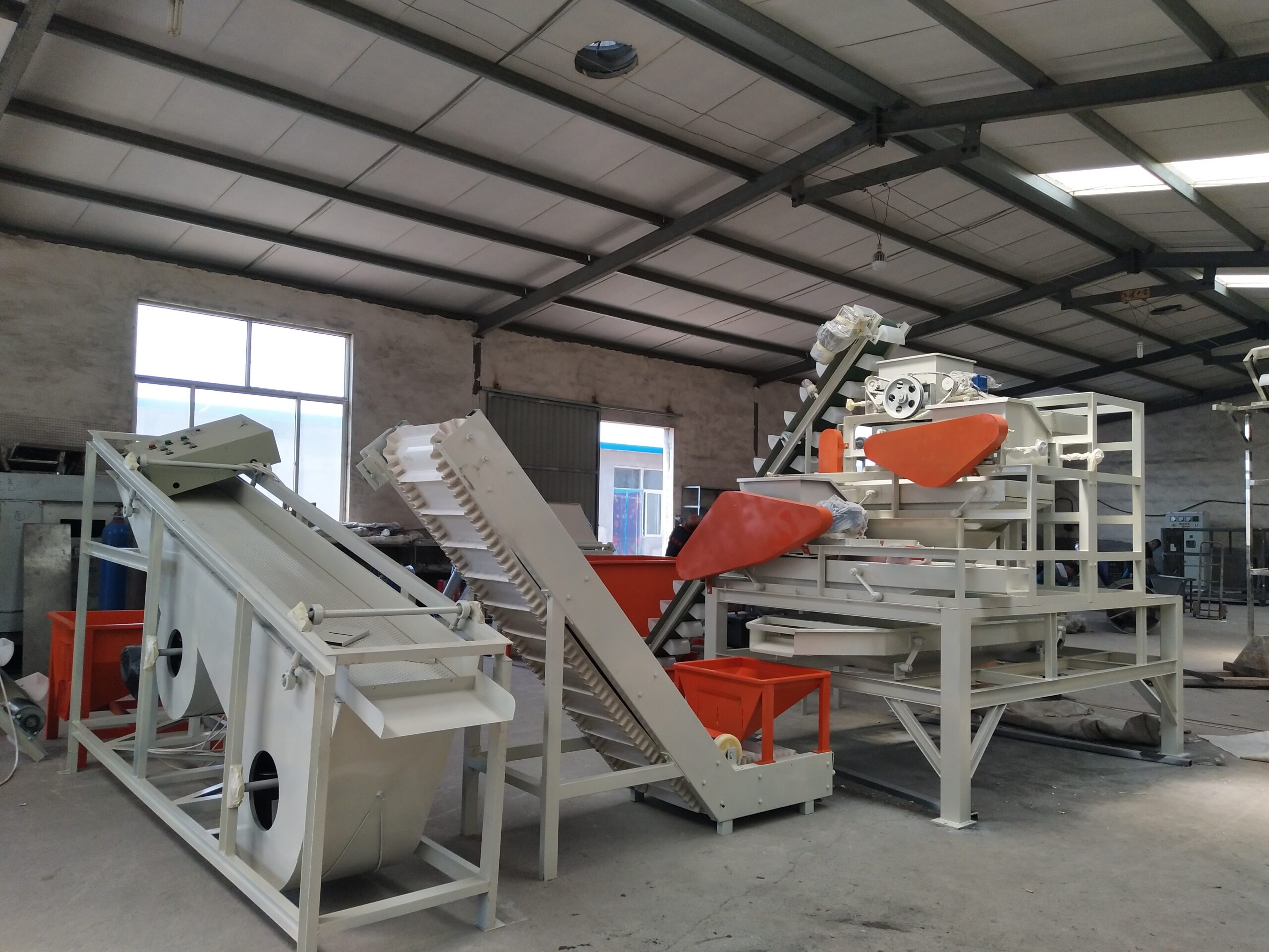almond processing machines