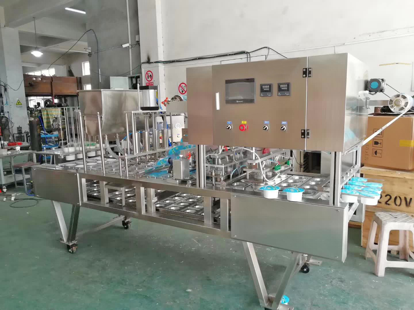 auto k cup filling and sealing machine