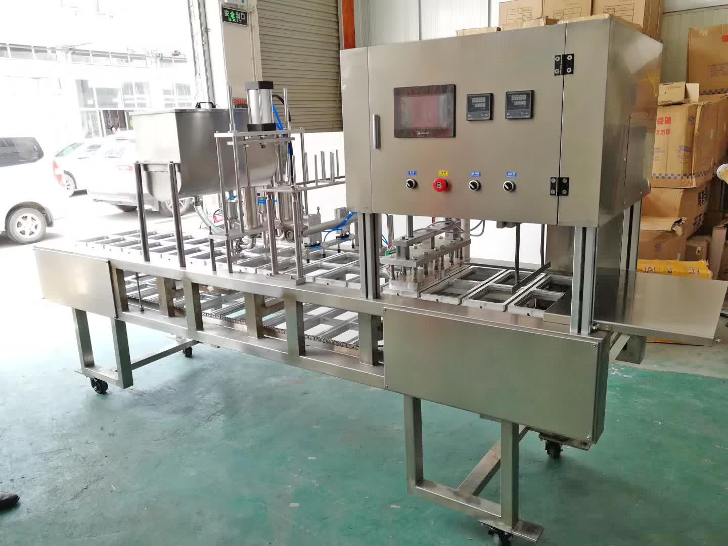 milk cup filling sealing machine