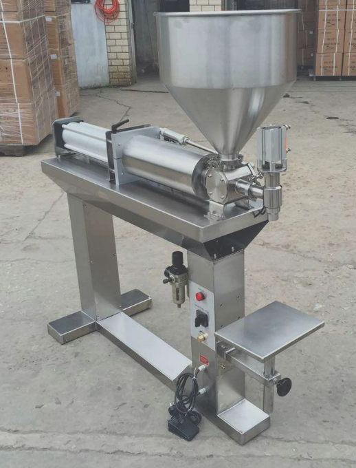 paste filling machine with mixer