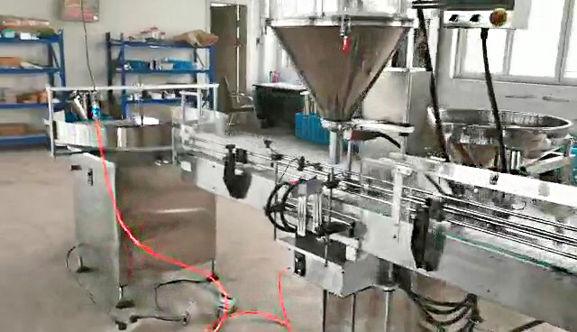 spice packing machine powder line