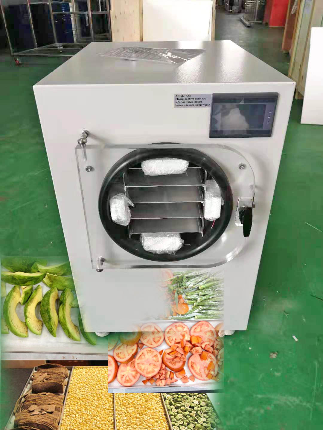 Vegetable Freeze Dehydrator Laboratory Vacuum Food Freeze Dryer