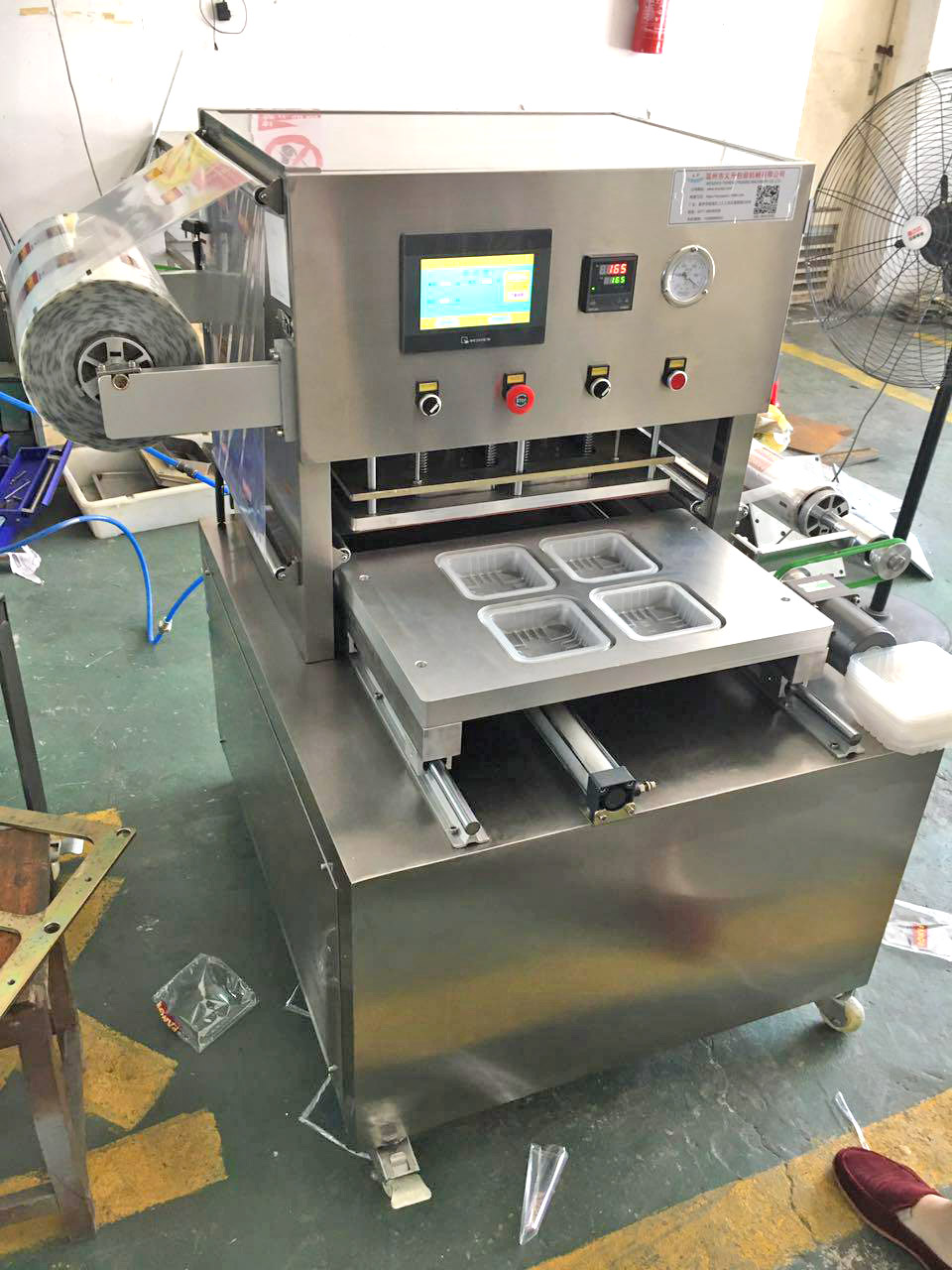 automatic cup sealing machine