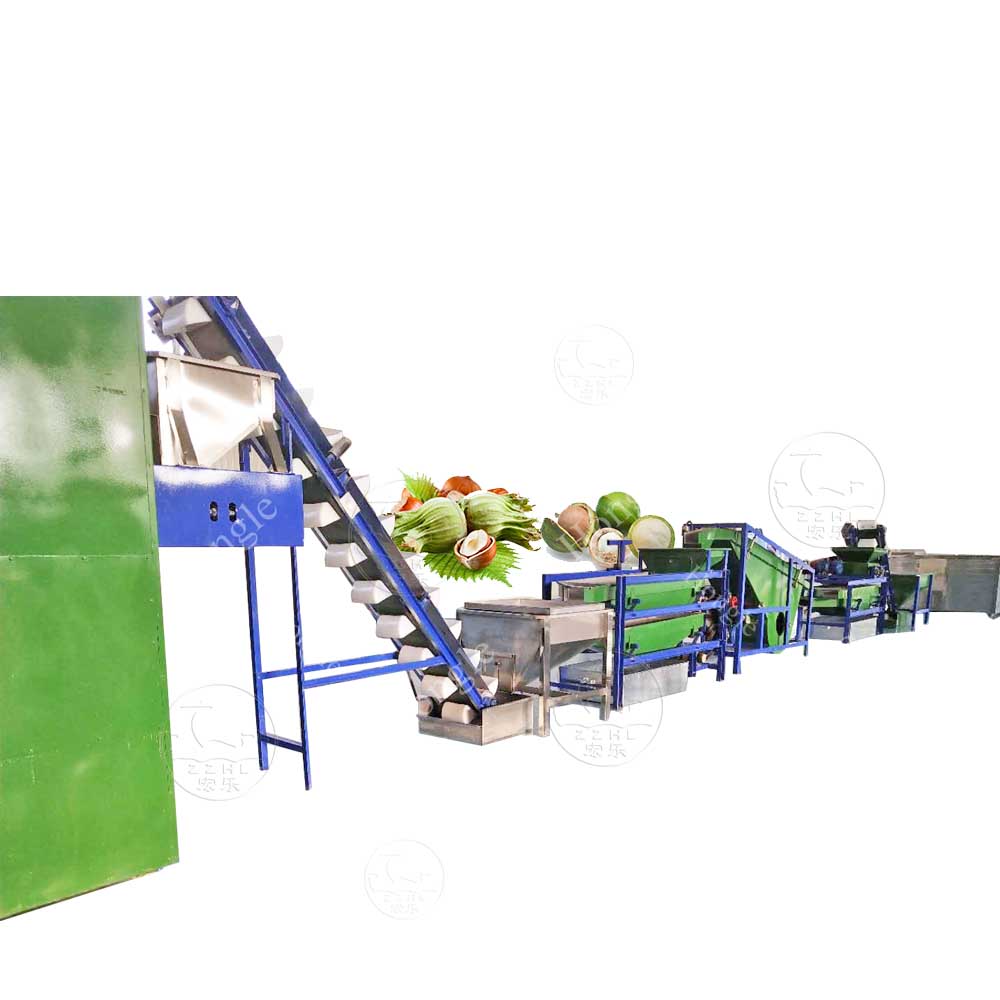 hazelnut macadamia nuts processing machine